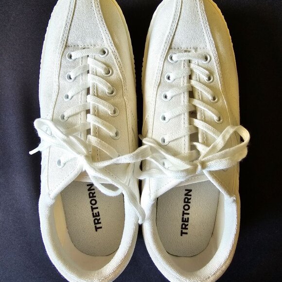 Tretorn Women's Nylite Plus Canvas White Women's 8.5 - Picture 6 of 6
